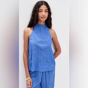 BRAND NEW, never worn Cobalt halter. Matching pants for sale! All brand new!